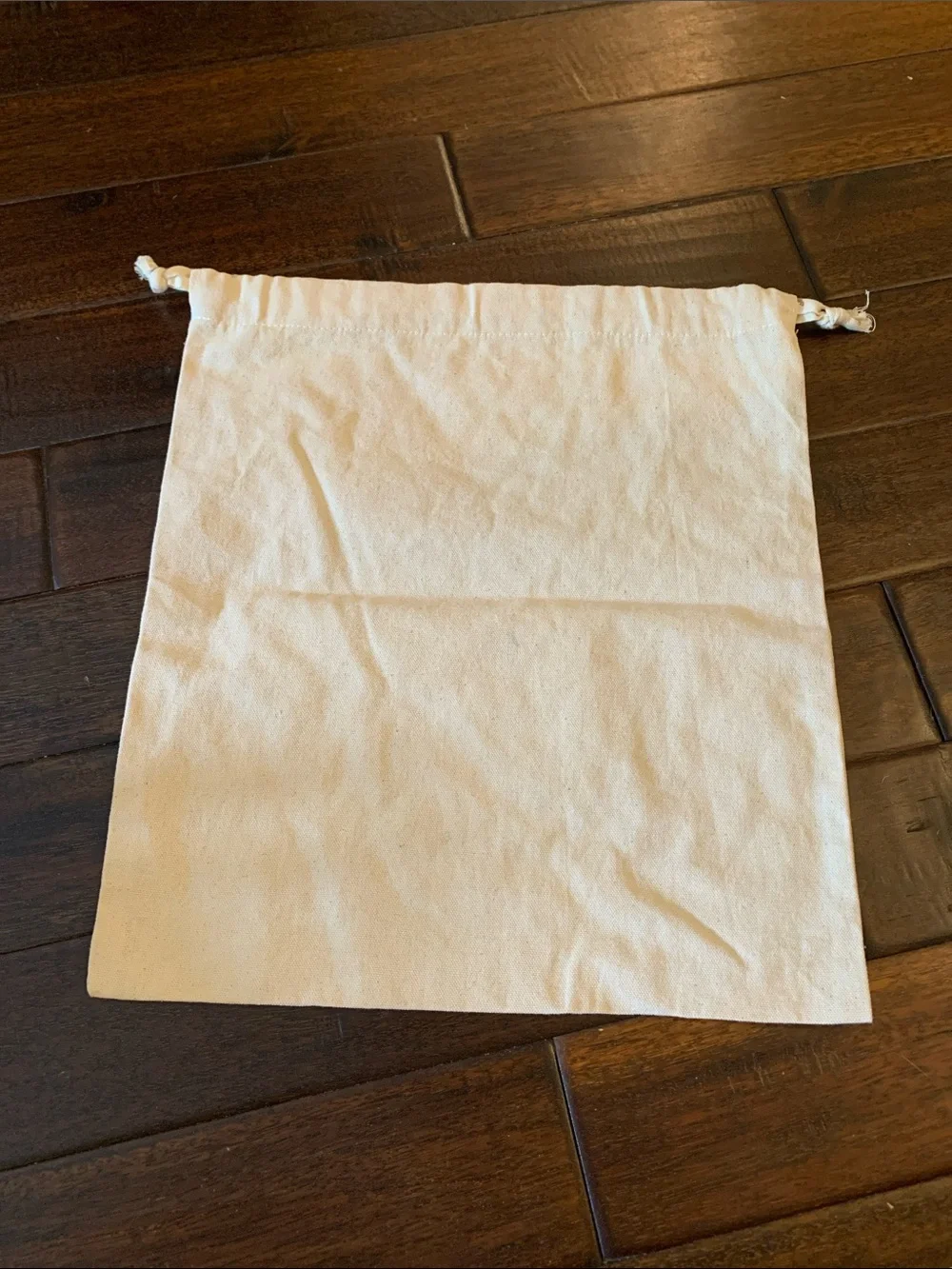India Hicks HOME Cream Cotton Drawstring Sack or Dust Bsg